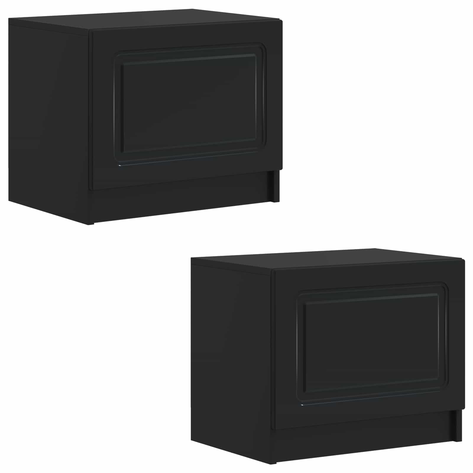 vidaXL Tv-meubel Wit Bewerkt hout