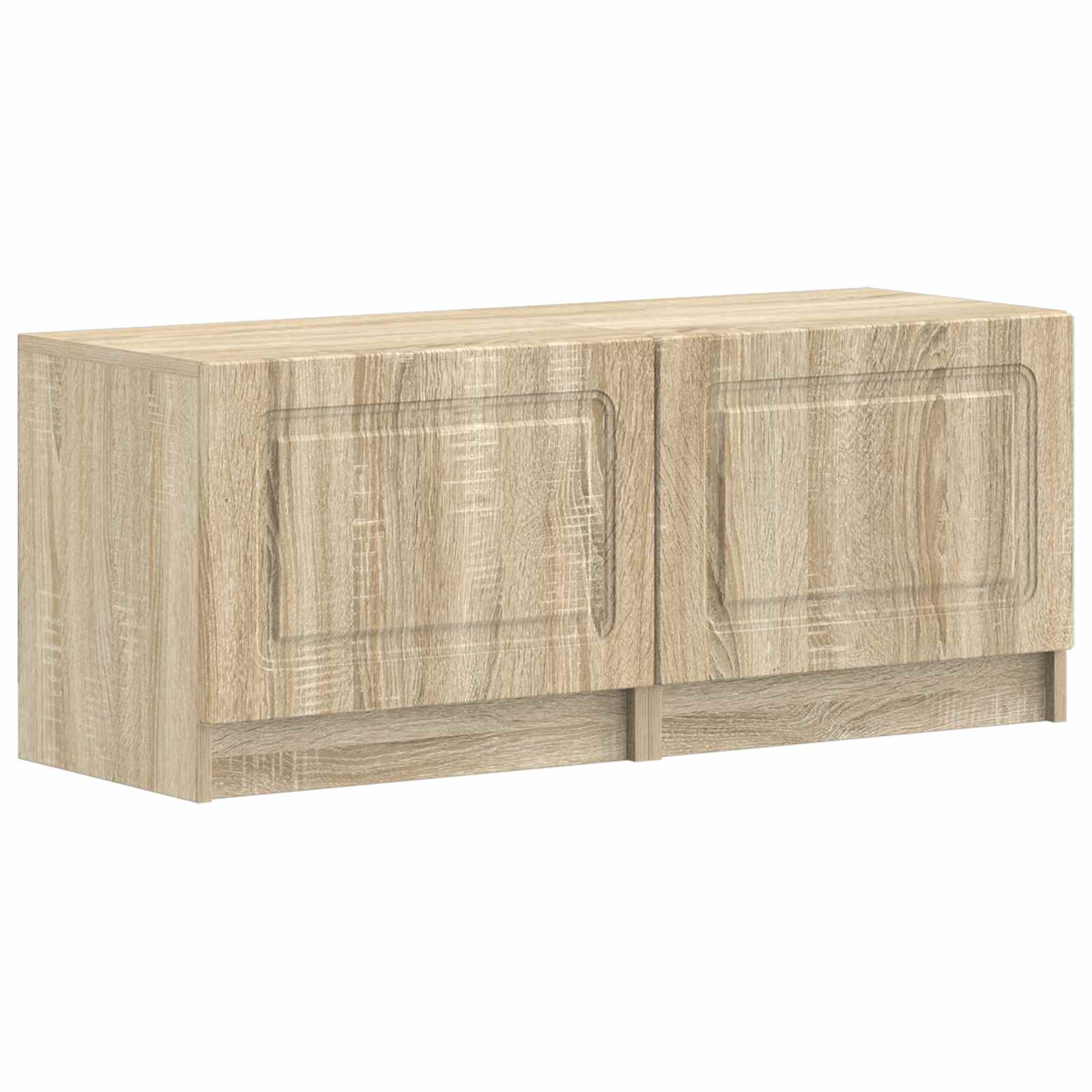 vidaXL Tv-meubel Wit Bewerkt hout