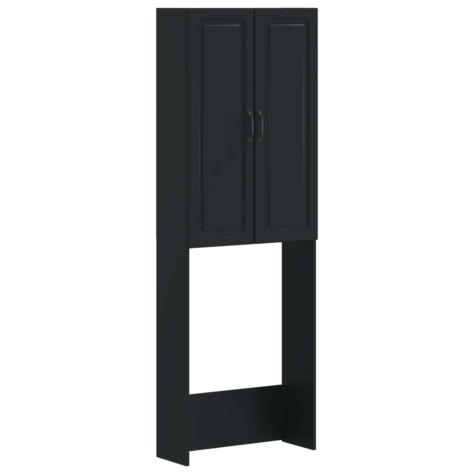 vidaXL Toiletkast UTRECHT Wit 66 x 25,5 x 190 cm Bewerkt hout
