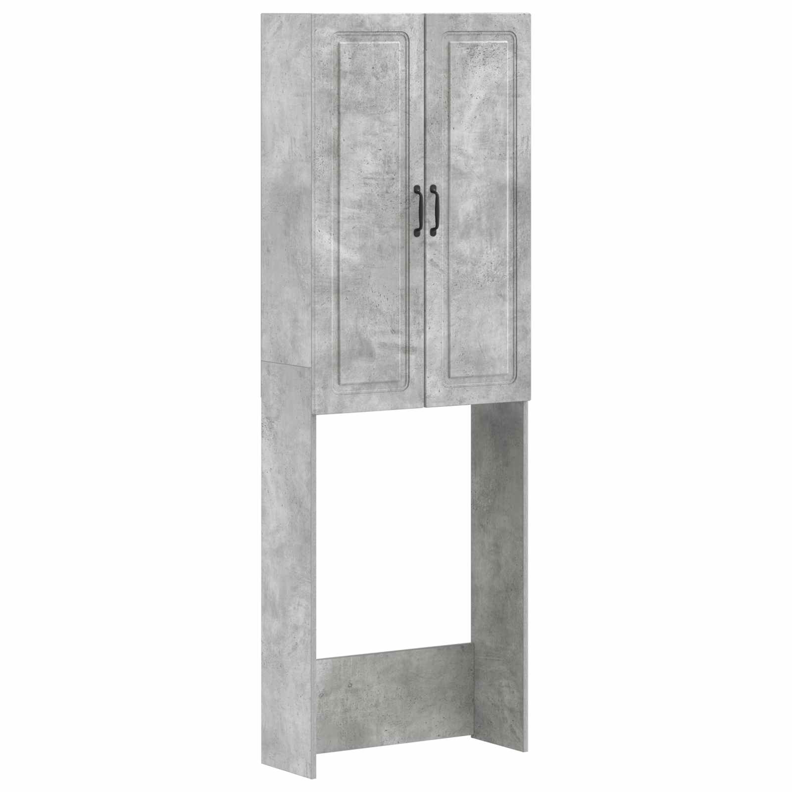 vidaXL Toiletkast UTRECHT Wit 66 x 25,5 x 190 cm Bewerkt hout
