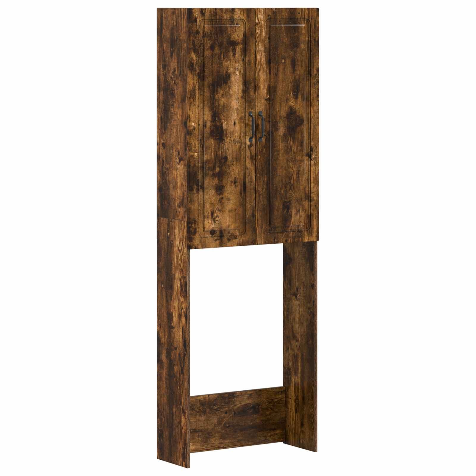vidaXL Toiletkast UTRECHT Wit 66 x 25,5 x 190 cm Bewerkt hout