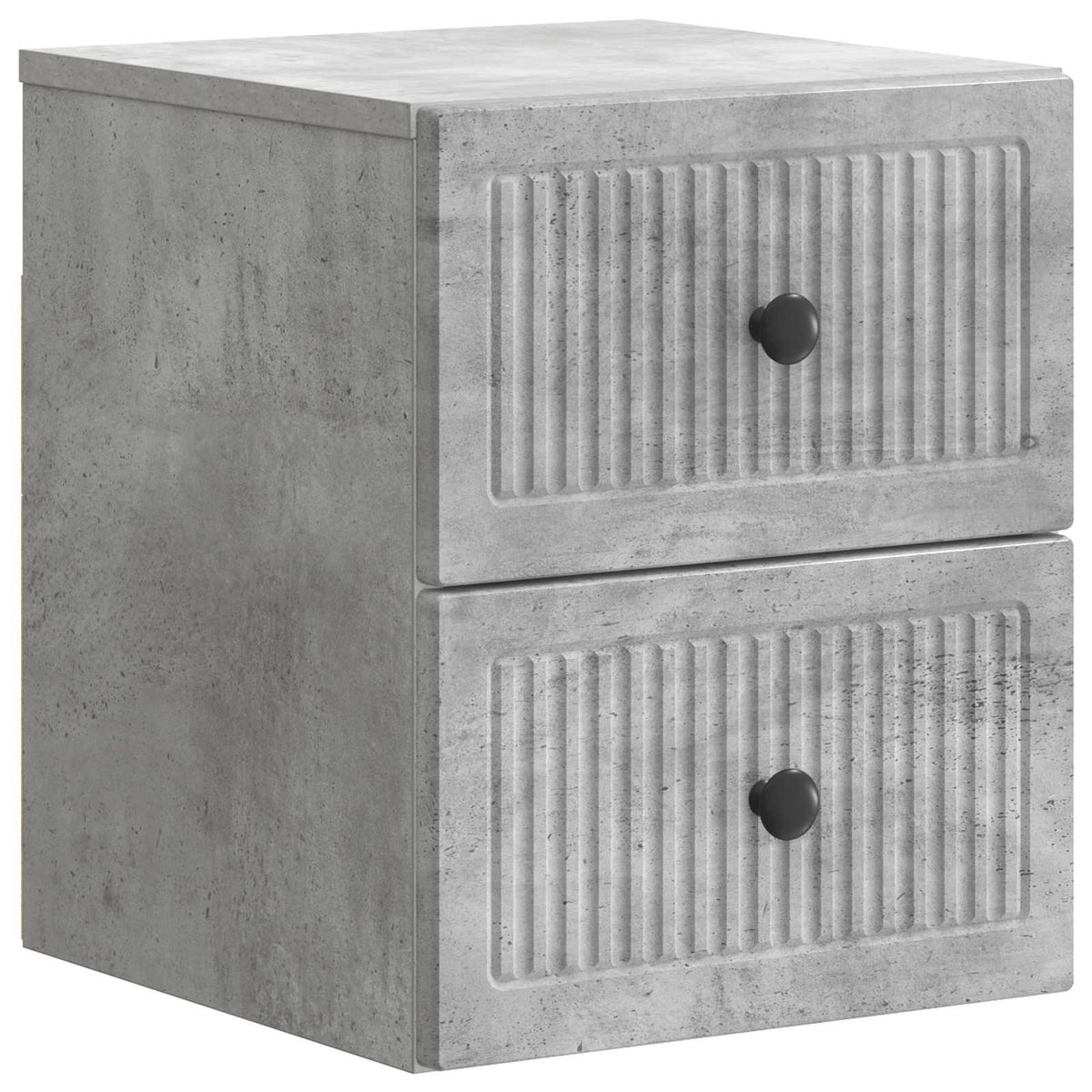 vidaXL Wandbeugel Bedkast 2 pcs Wit 33 x 34,5 x 40 cm Bewerkt hout