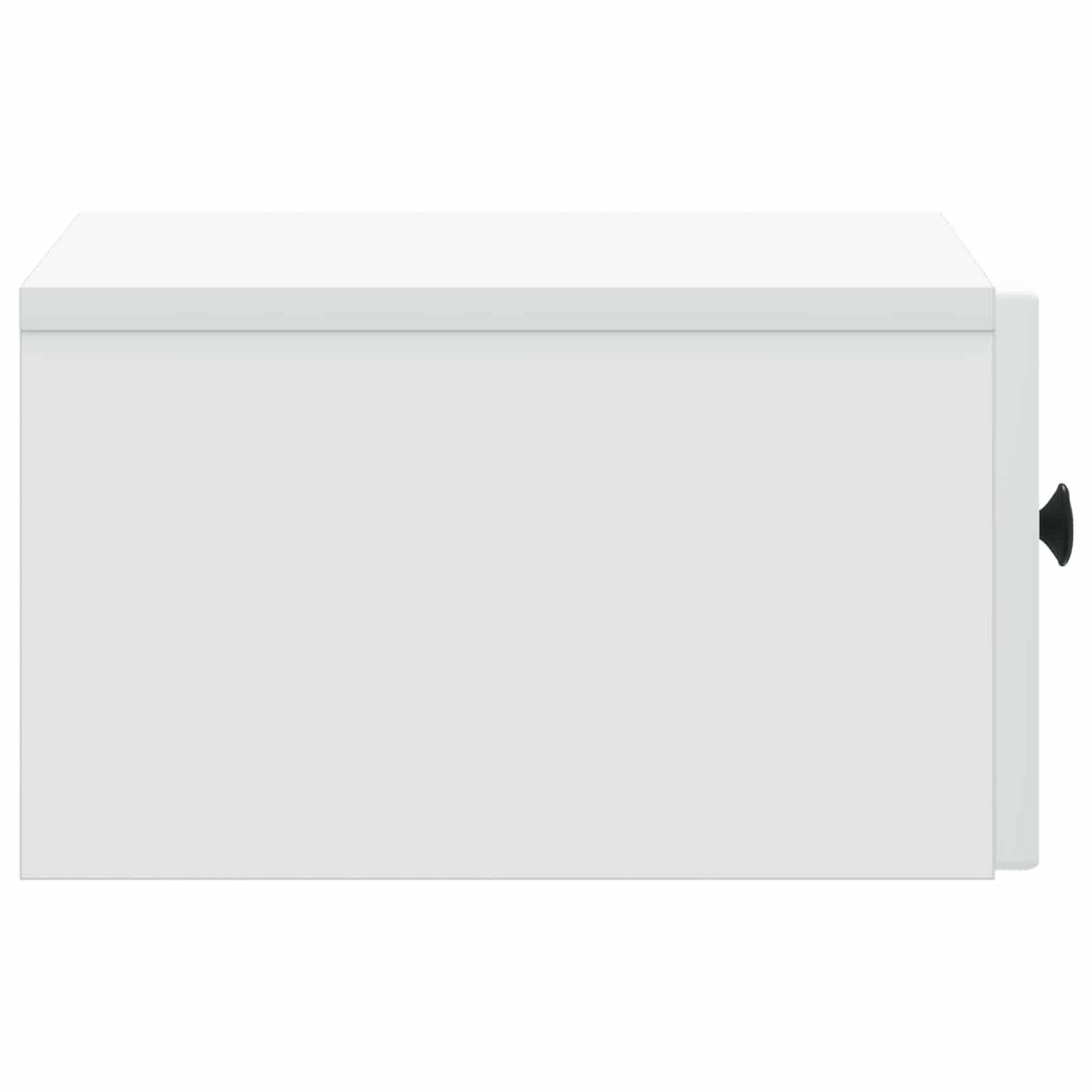 vidaXL Wandbeugel Bedkast 2 pcs Wit 33 x 34,5 x 20 cm Bewerkt hout