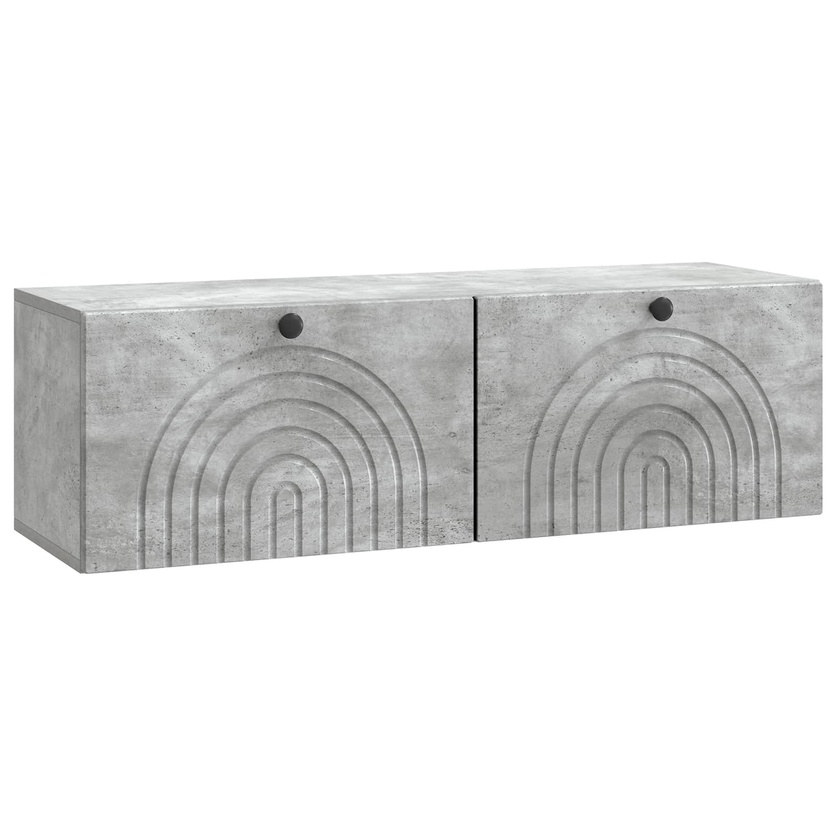 vidaXL Wandbeugel TV-kast Zwart 59,5 x 41 x 30 cm Bewerkt hout