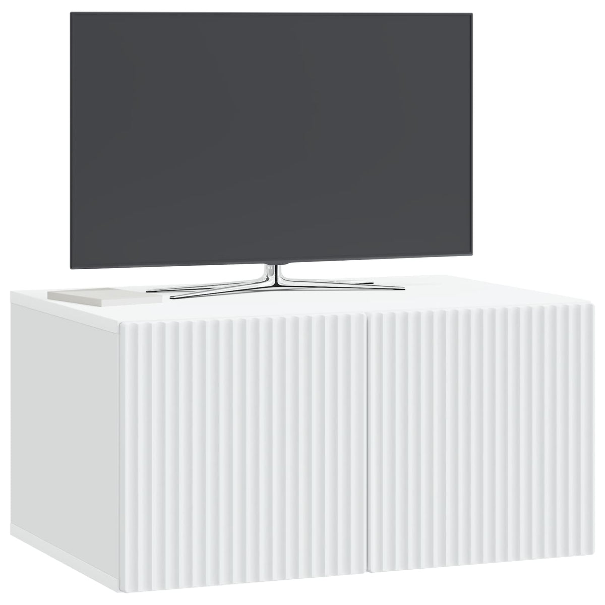 vidaXL Wandbeugel TV-kast Zwart 59,5 x 41 x 30 cm Bewerkt hout
