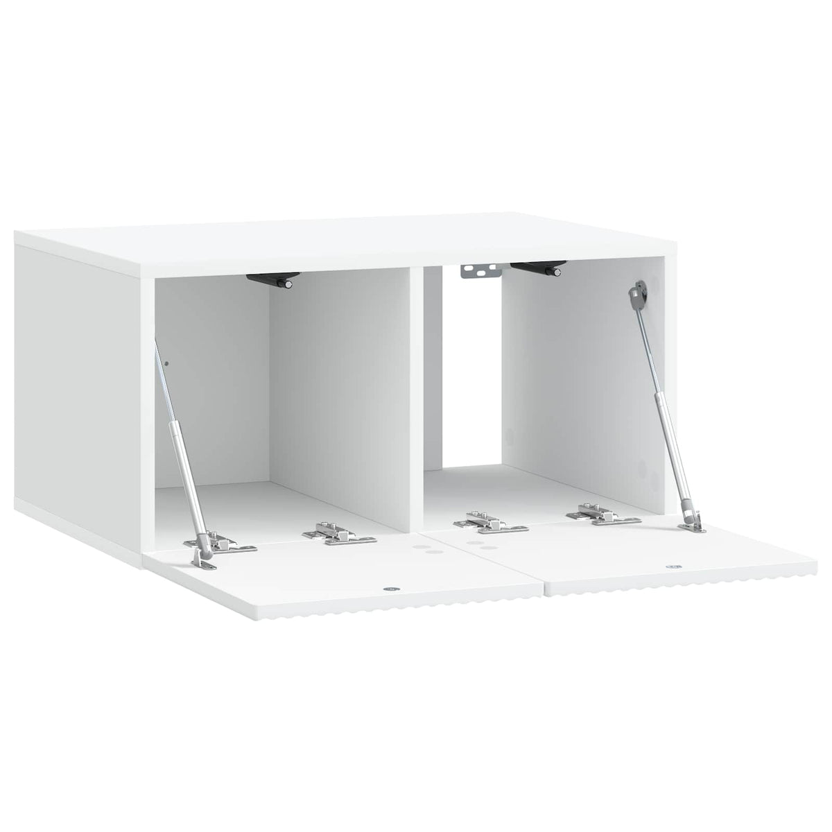 vidaXL Wandbeugel TV-kast Zwart 59,5 x 41 x 30 cm Bewerkt hout