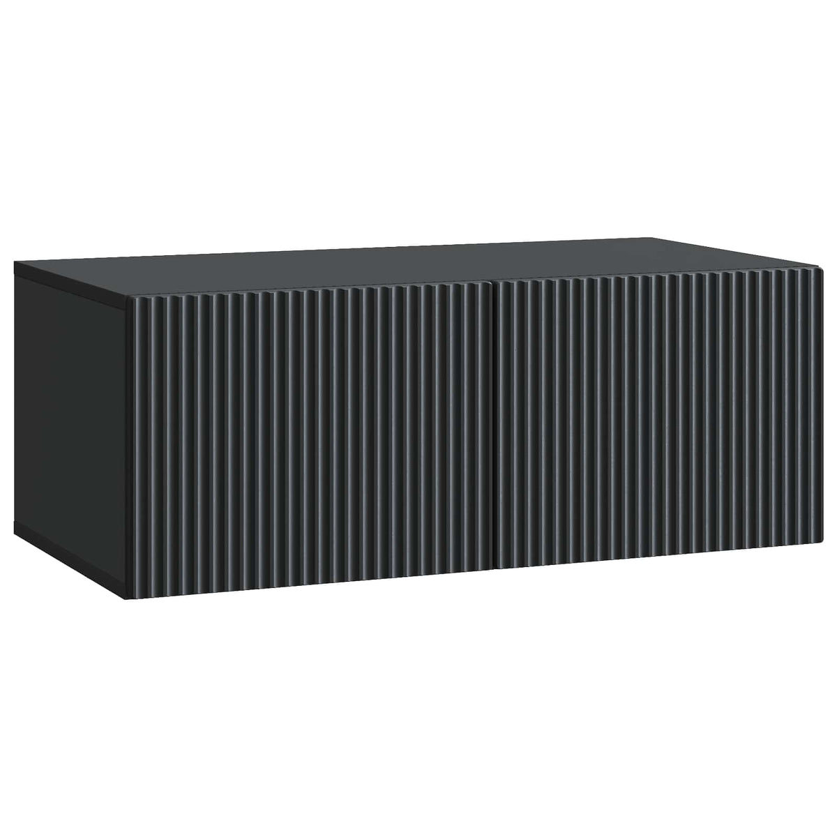 vidaXL Wandbeugel TV-kast Zwart 59,5 x 41 x 30 cm Bewerkt hout