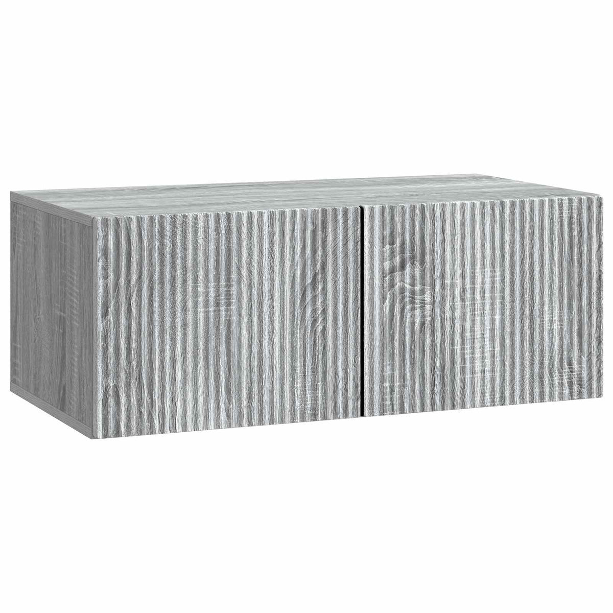vidaXL Wandbeugel TV-kast Zwart 59,5 x 41 x 30 cm Bewerkt hout