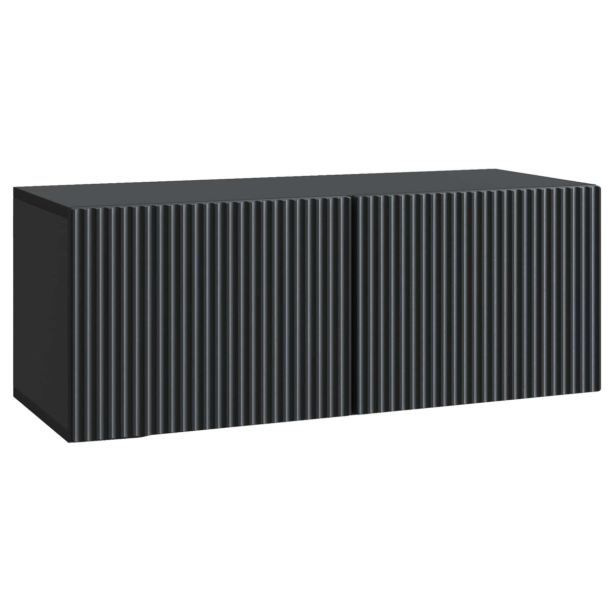 vidaXL Wandbeugel TV-kast Zwart 59,5 x 41 x 30 cm Bewerkt hout