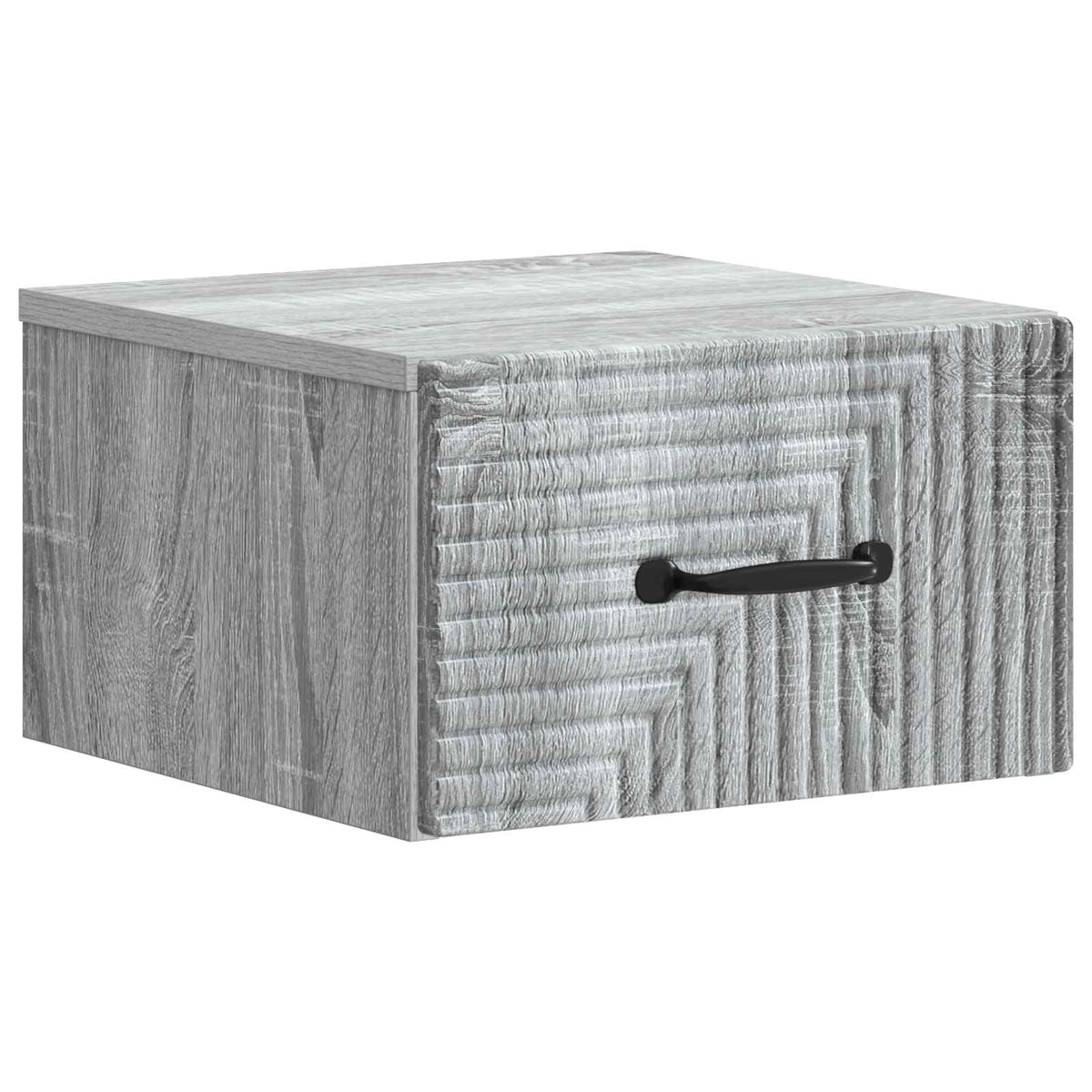 vidaXL Wandbeugel Bedkast 2 pcs Wit 34,5 x 33 x 20 cm Bewerkt hout