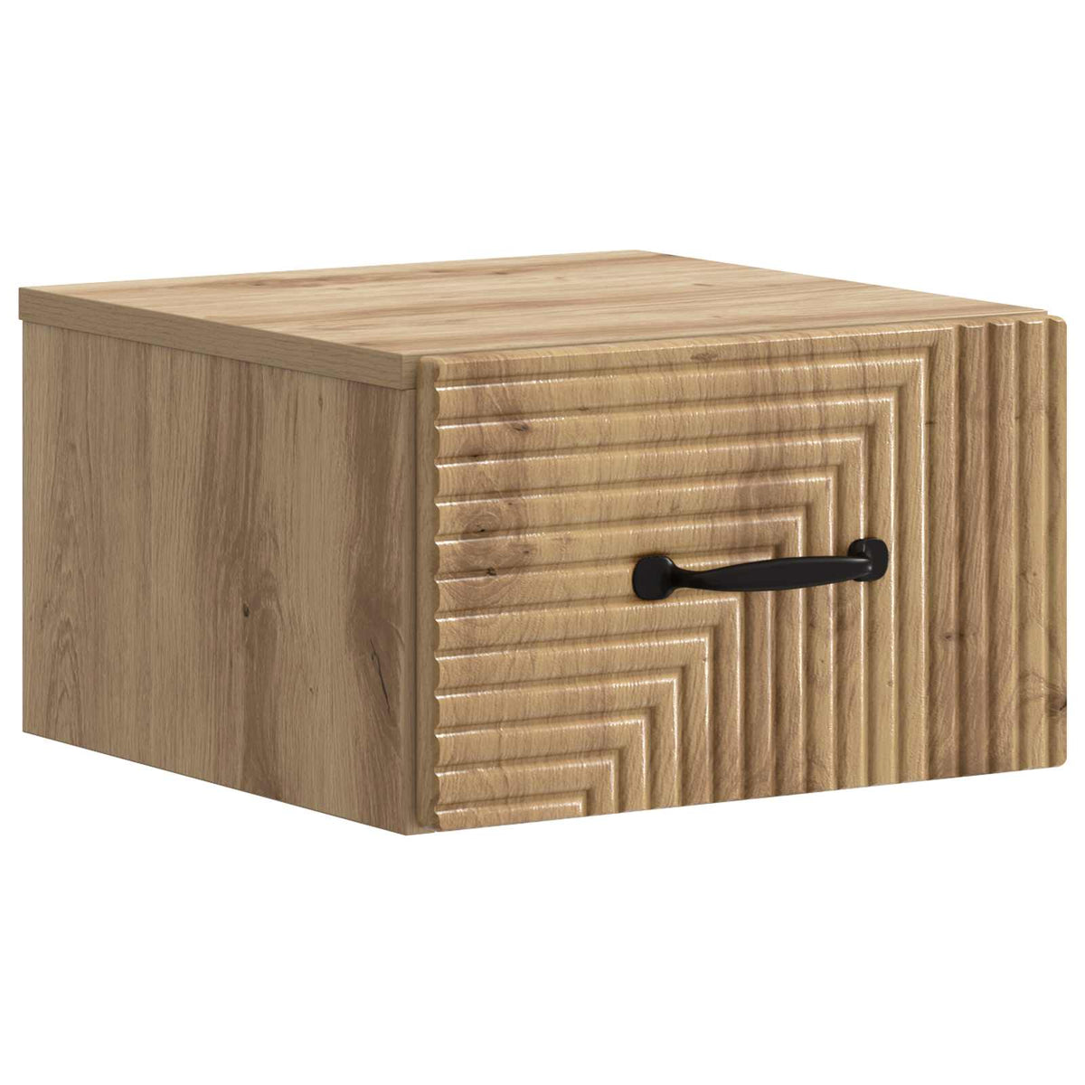 vidaXL Wandbeugel Bedkast 2 pcs Wit 34,5 x 33 x 20 cm Bewerkt hout