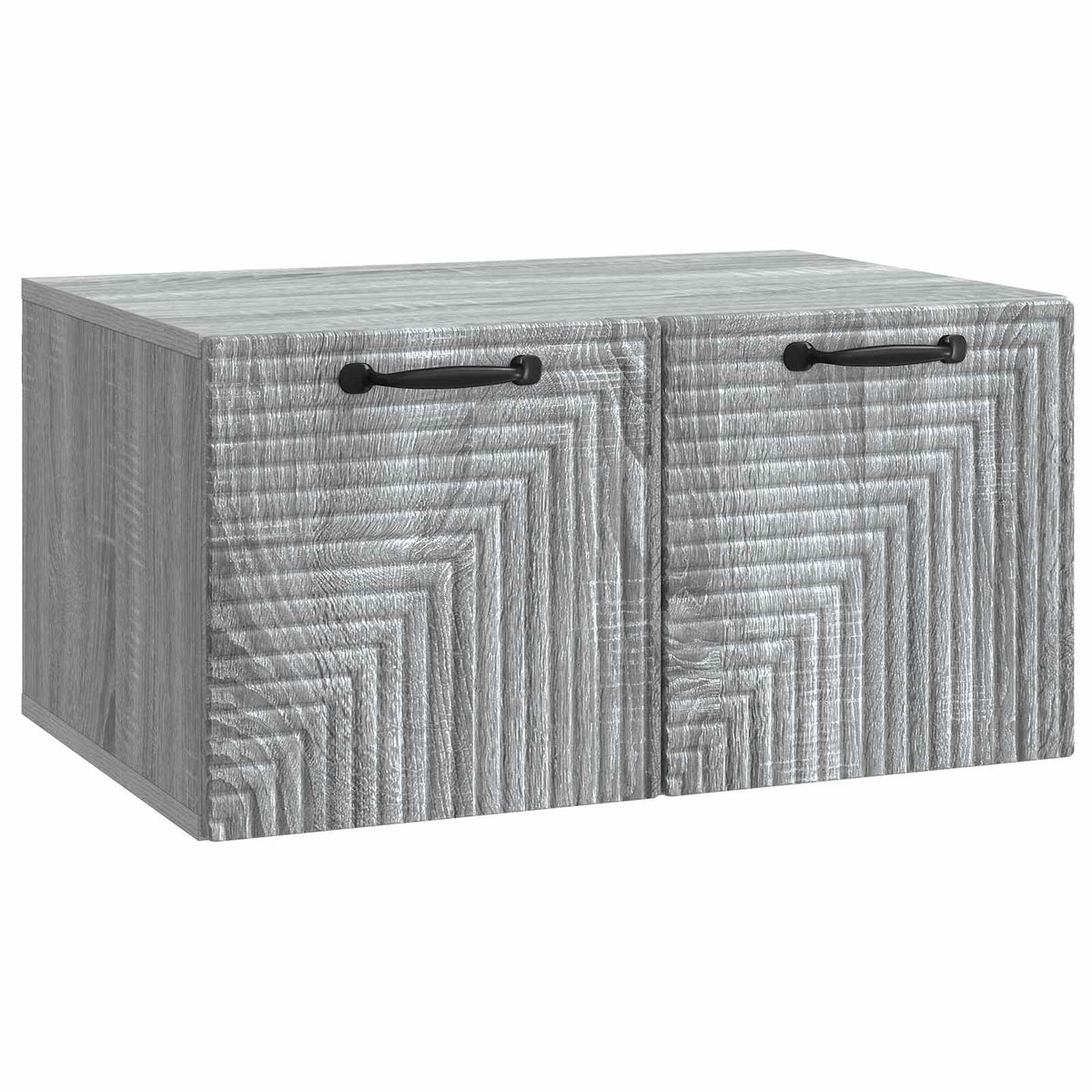 vidaXL Wandbeugel TV-kast Zwart 59,5 x 41 x 30 cm Bewerkt hout