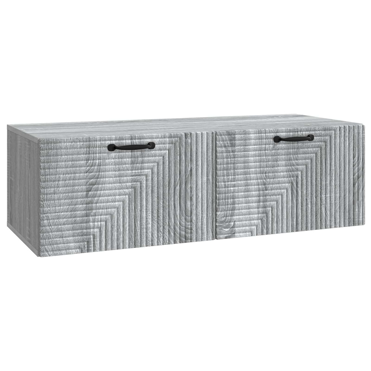 vidaXL Wandbeugel TV-kast Zwart 59,5 x 41 x 30 cm Bewerkt hout