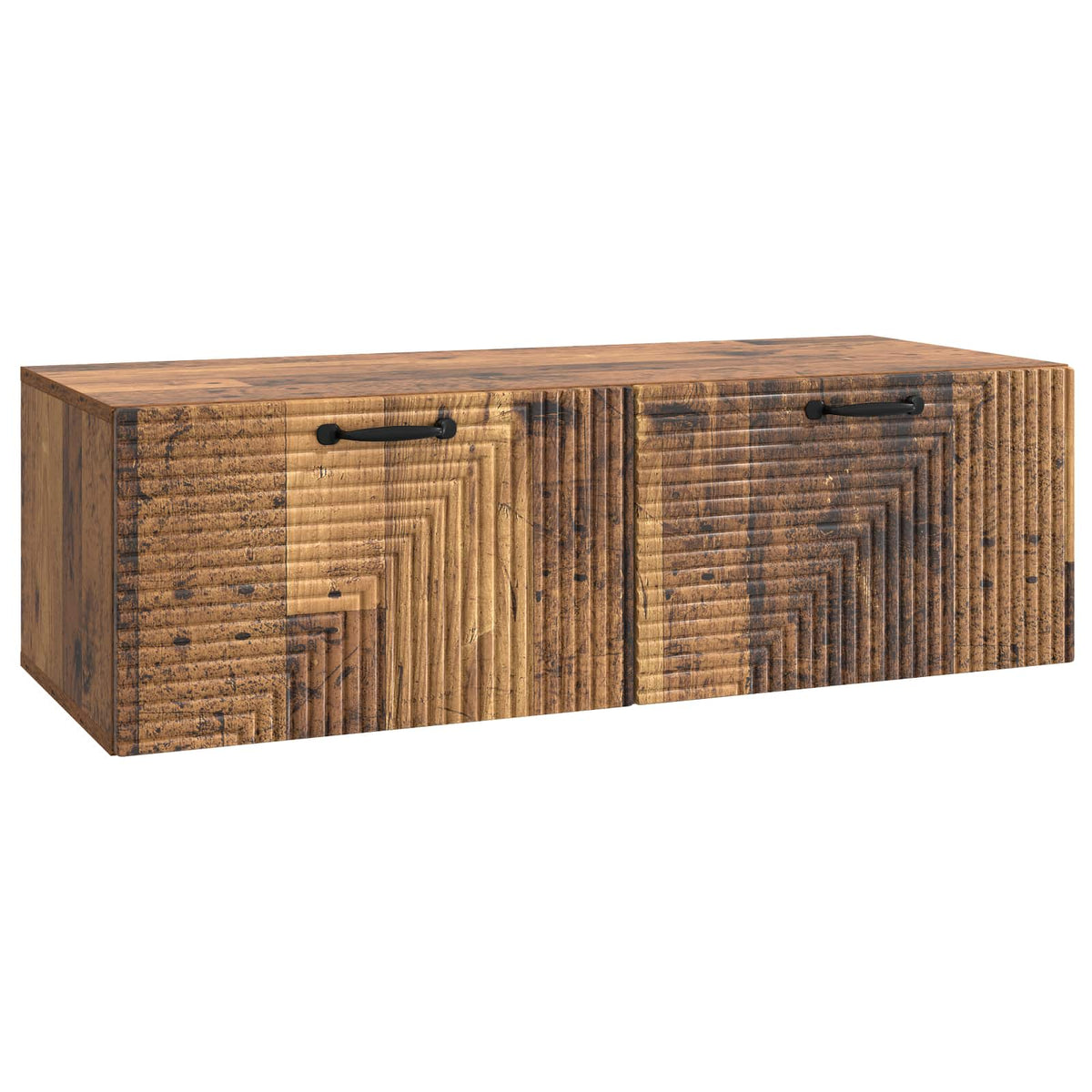 vidaXL Wandbeugel TV-kast Zwart 59,5 x 41 x 30 cm Bewerkt hout