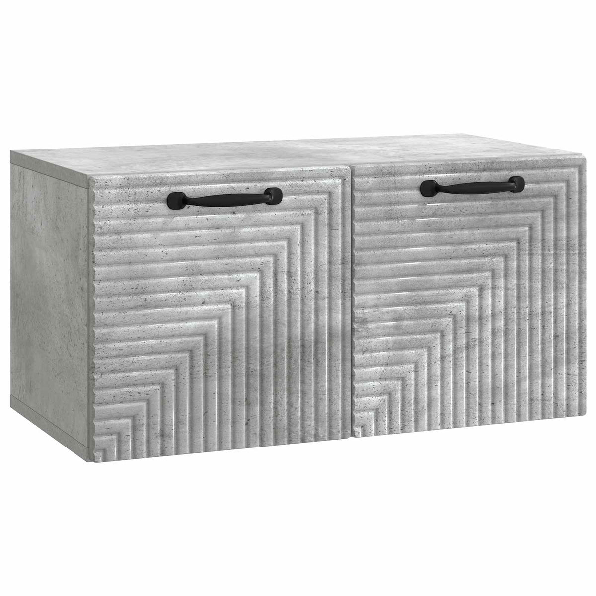 vidaXL Wandbeugel TV-kast Zwart 59,5 x 41 x 30 cm Bewerkt hout