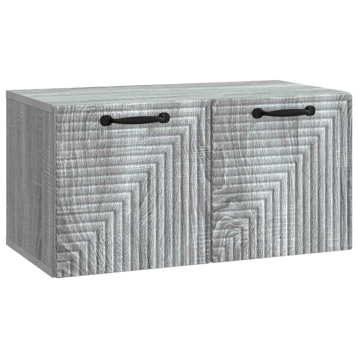 vidaXL Wandbeugel TV-kast Zwart 59,5 x 41 x 30 cm Bewerkt hout