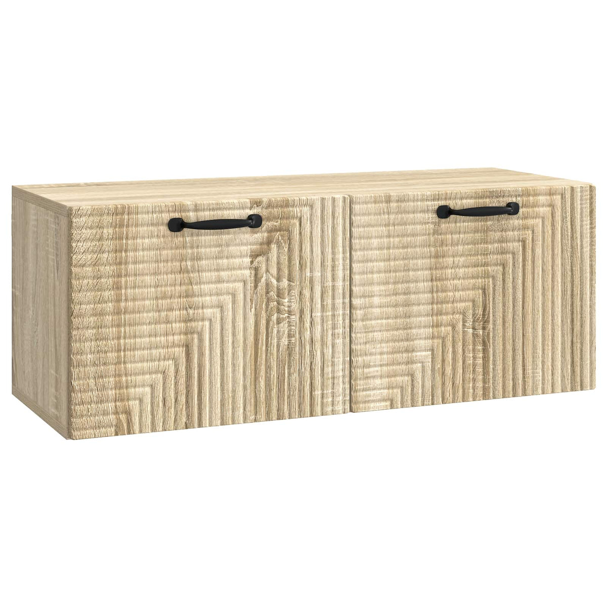 vidaXL Wandbeugel TV-kast Zwart 59,5 x 41 x 30 cm Bewerkt hout