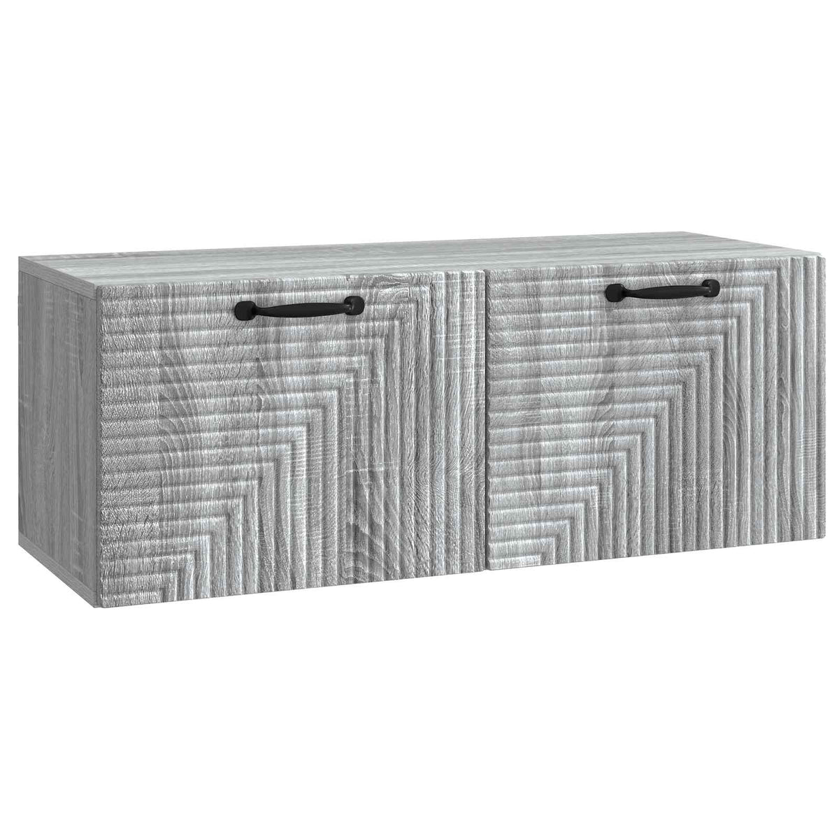 vidaXL Wandbeugel TV-kast Zwart 59,5 x 41 x 30 cm Bewerkt hout