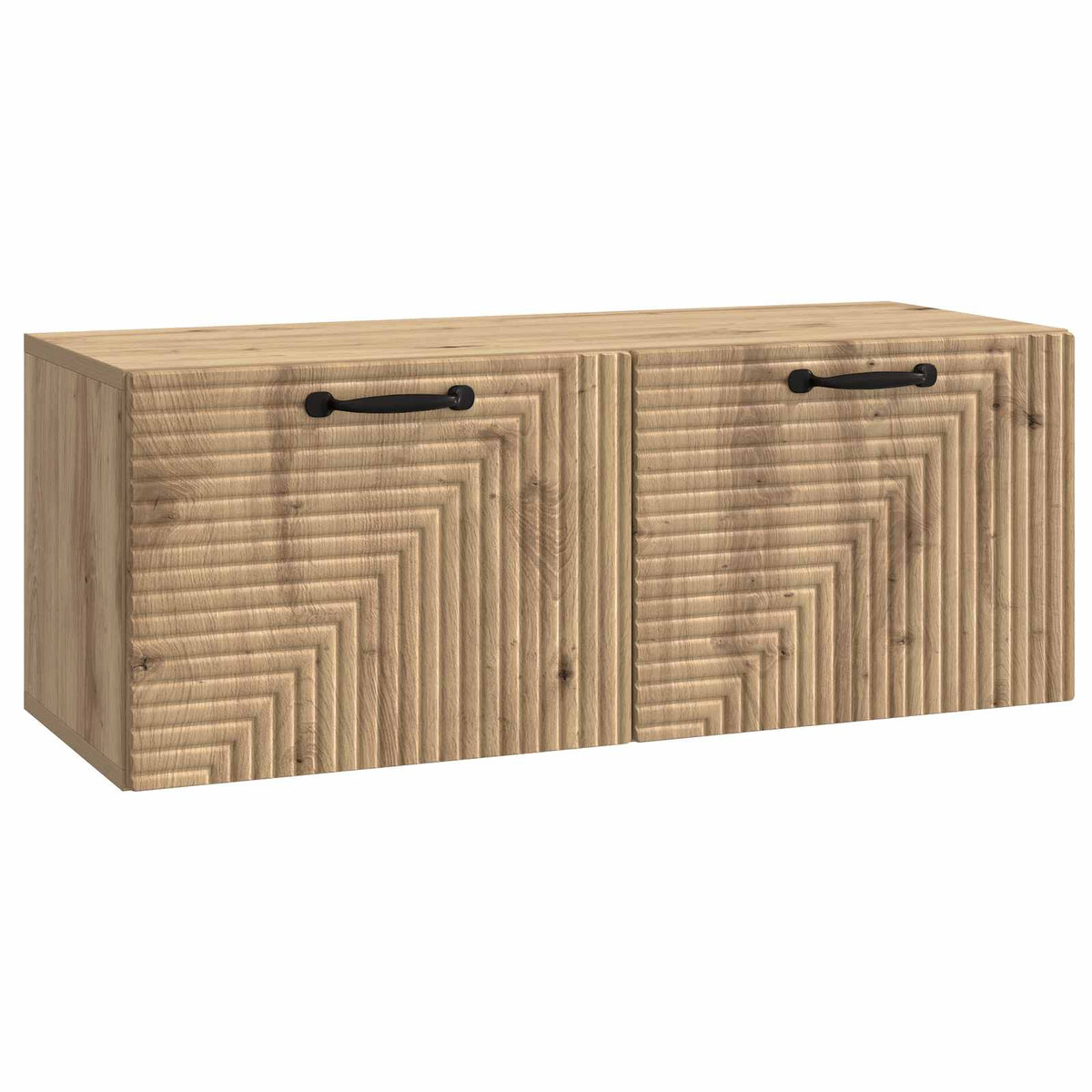 vidaXL Wandbeugel TV-kast Zwart 59,5 x 41 x 30 cm Bewerkt hout