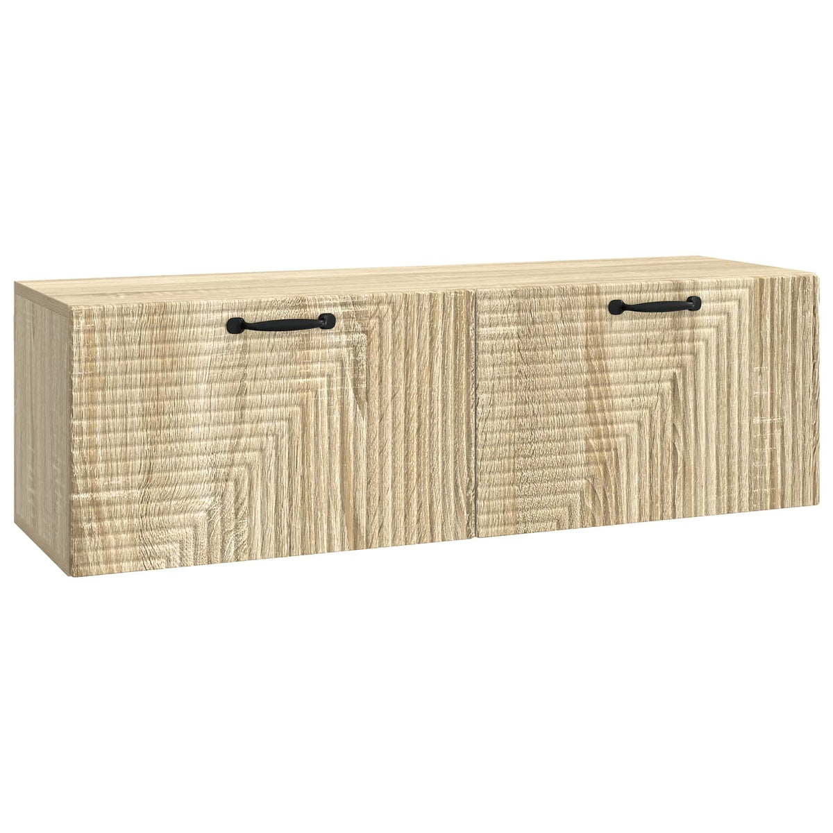 vidaXL Wandbeugel TV-kast Zwart 59,5 x 41 x 30 cm Bewerkt hout