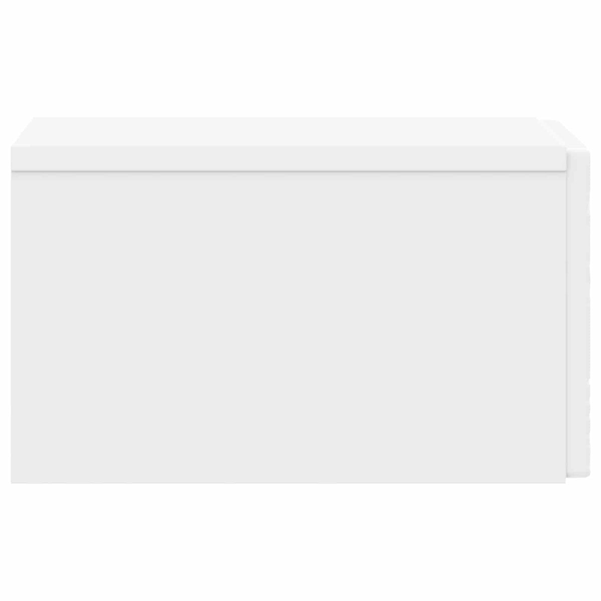 vidaXL Wandmontage Zijtafel Wit 34,5 x 33 x 20 cm Bewerkt hout