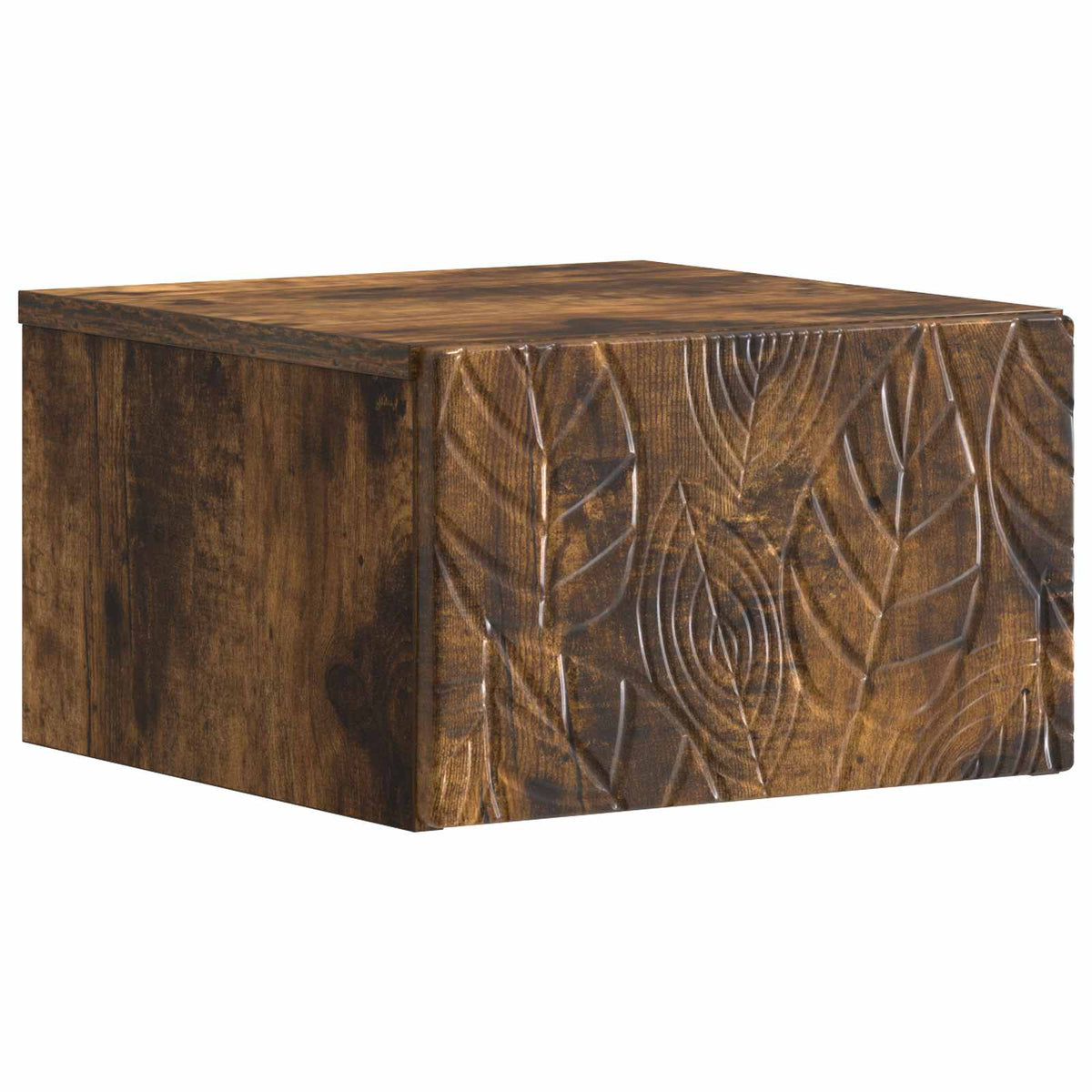 vidaXL Wandmontage Zijtafel Wit 34,5 x 33 x 20 cm Bewerkt hout