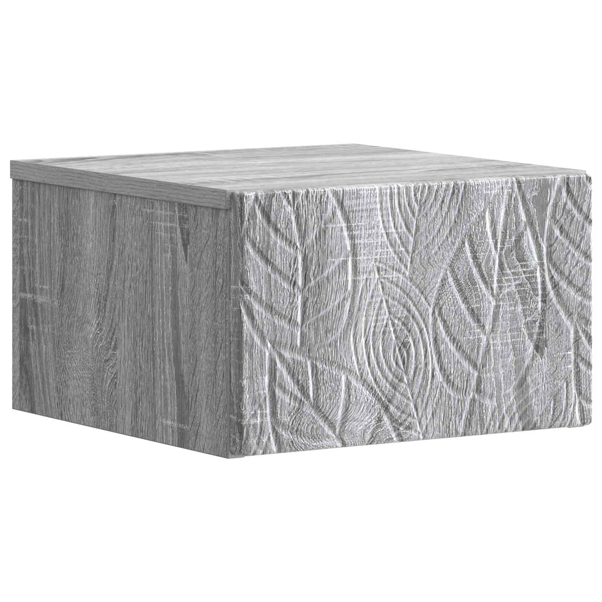 vidaXL Wandmontage Zijtafel Wit 34,5 x 33 x 20 cm Bewerkt hout