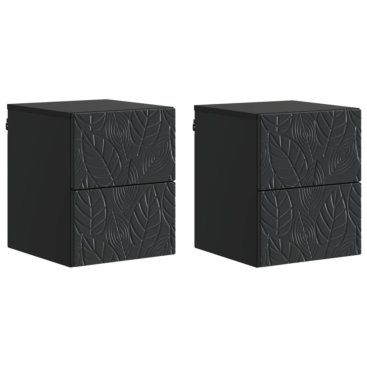 vidaXL Wandbeugel Bedkast Wit 34,5 x 33 x 40 cm Bewerkt hout