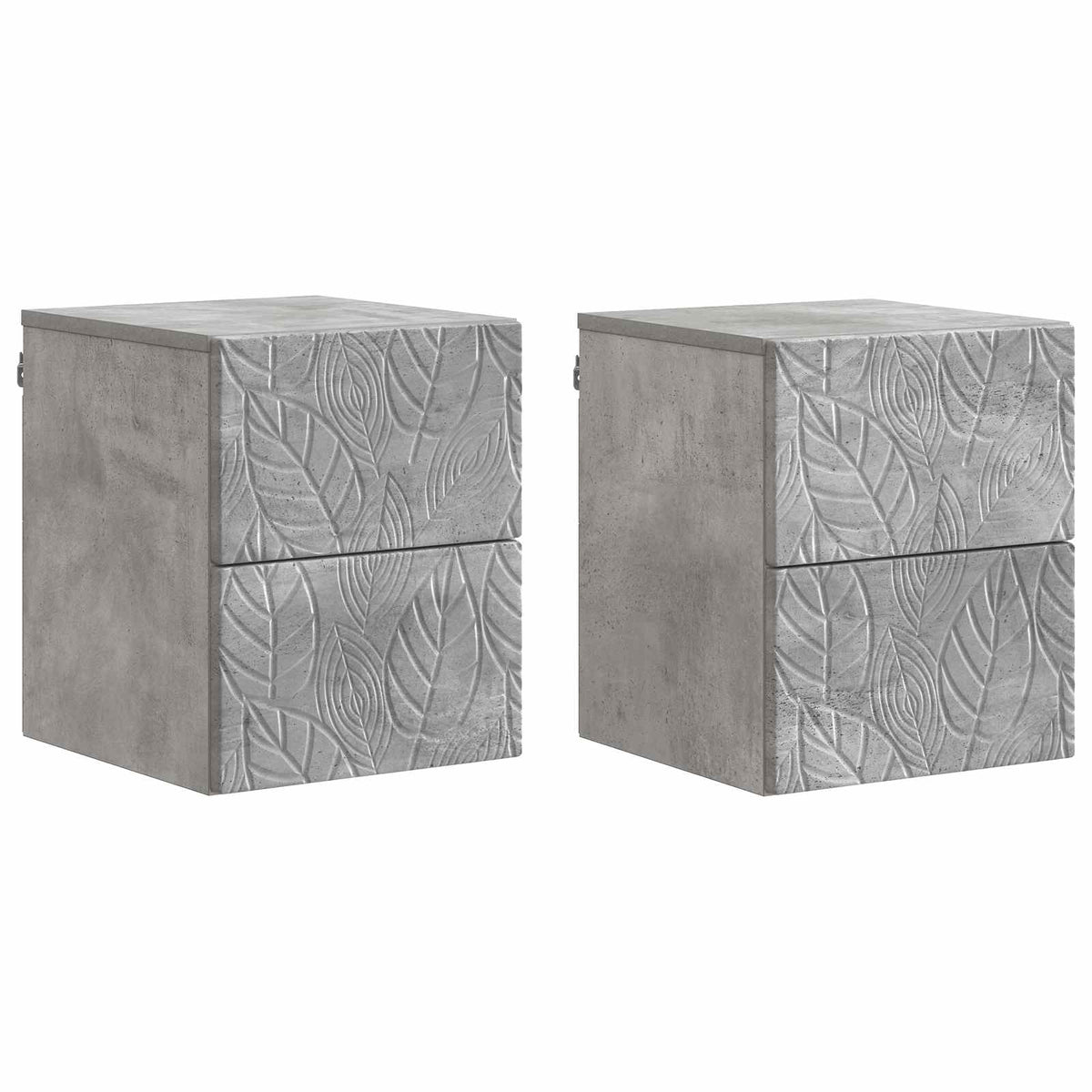 vidaXL Wandbeugel Bedkast Wit 34,5 x 33 x 40 cm Bewerkt hout