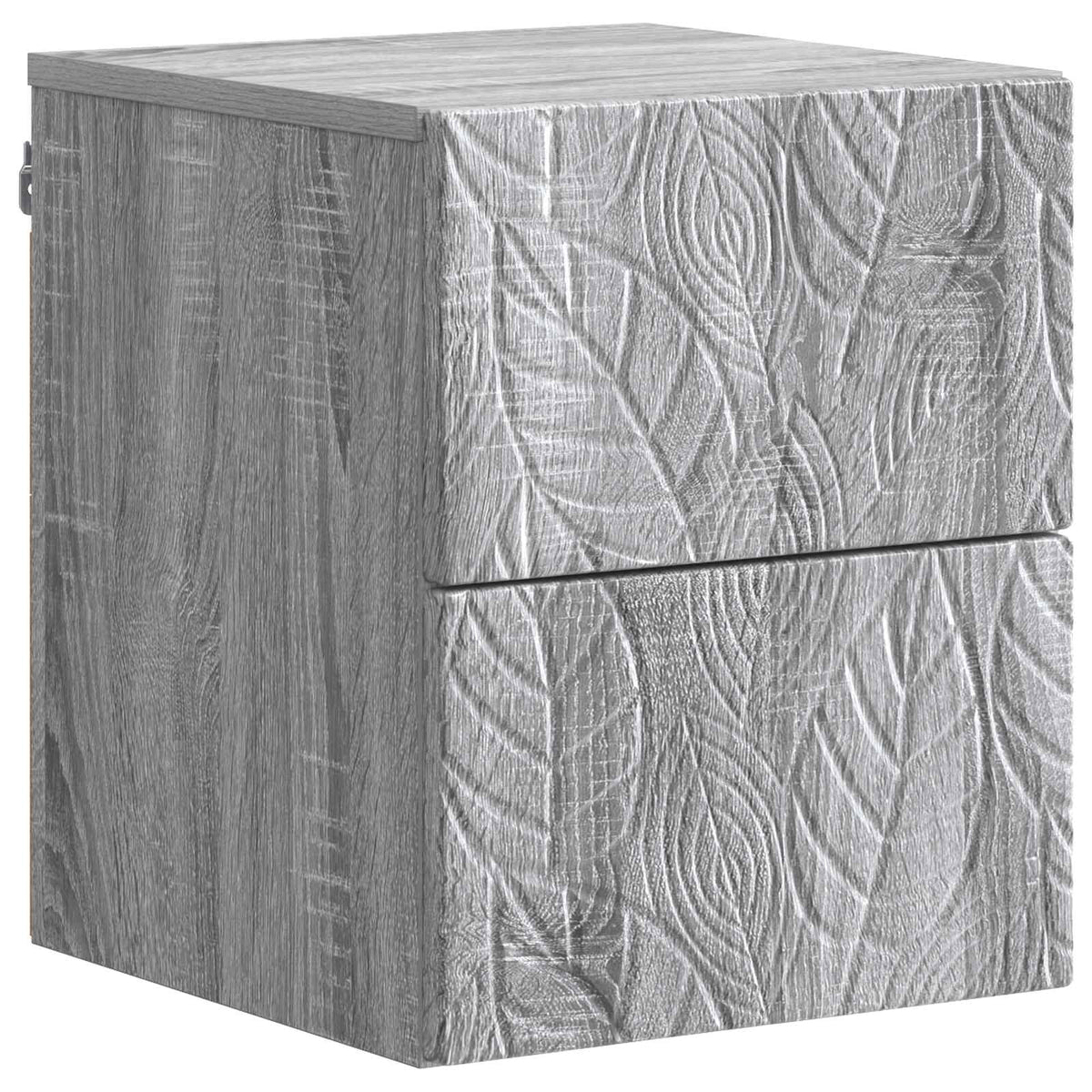 vidaXL Wandbeugel Bedkast Wit 34,5 x 33 x 40 cm Bewerkt hout