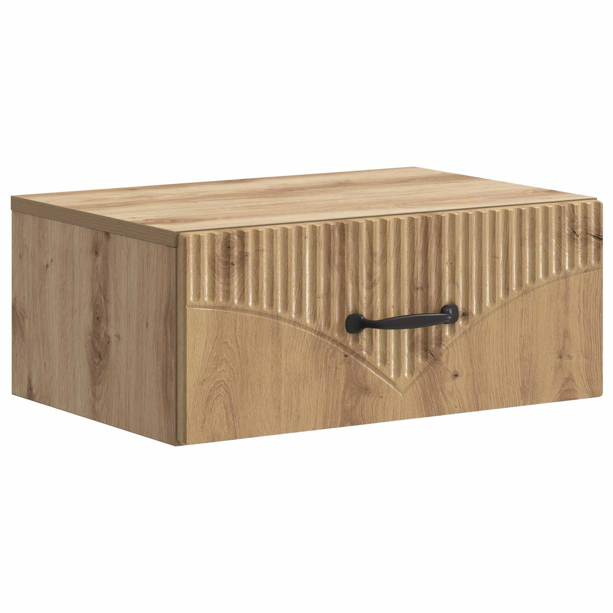 vidaXL Wandbeugel Bedkast 2 pcs Wit 49 x 34,5 x 20 cm Bewerkt hout