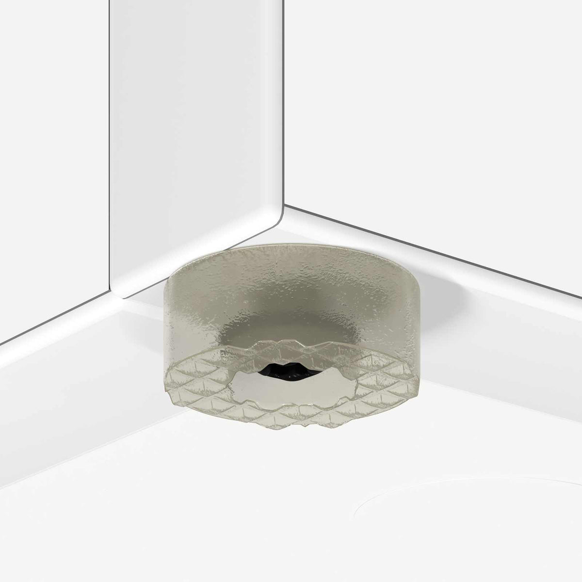 vidaXL Paraplu Standaard met opslag Wit 25 x 24,5 x 64 cm Bewerkt hout
