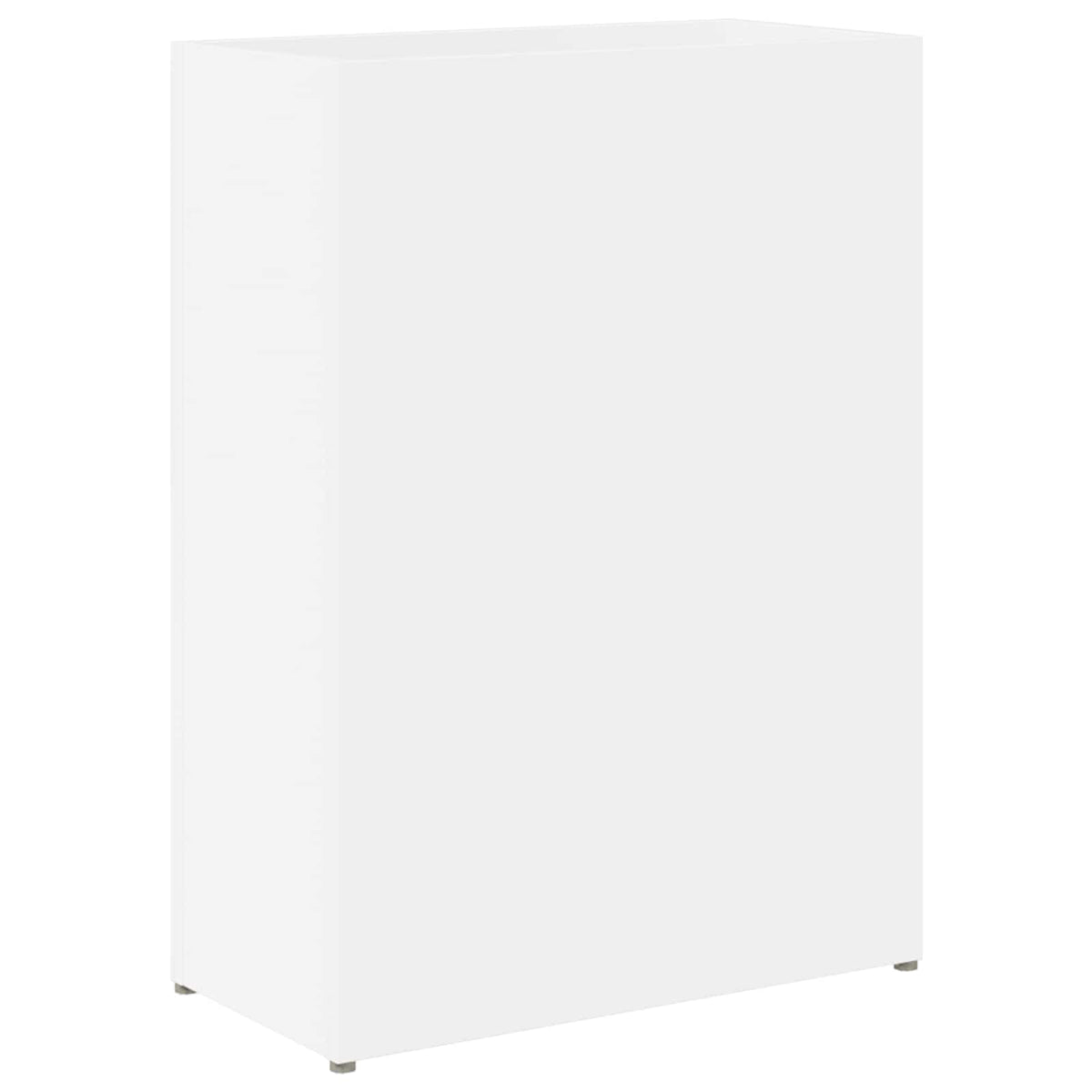 vidaXL Paraplu Standaard met opslag Wit 40 x 20 x 55,5 cm Bewerkt hout