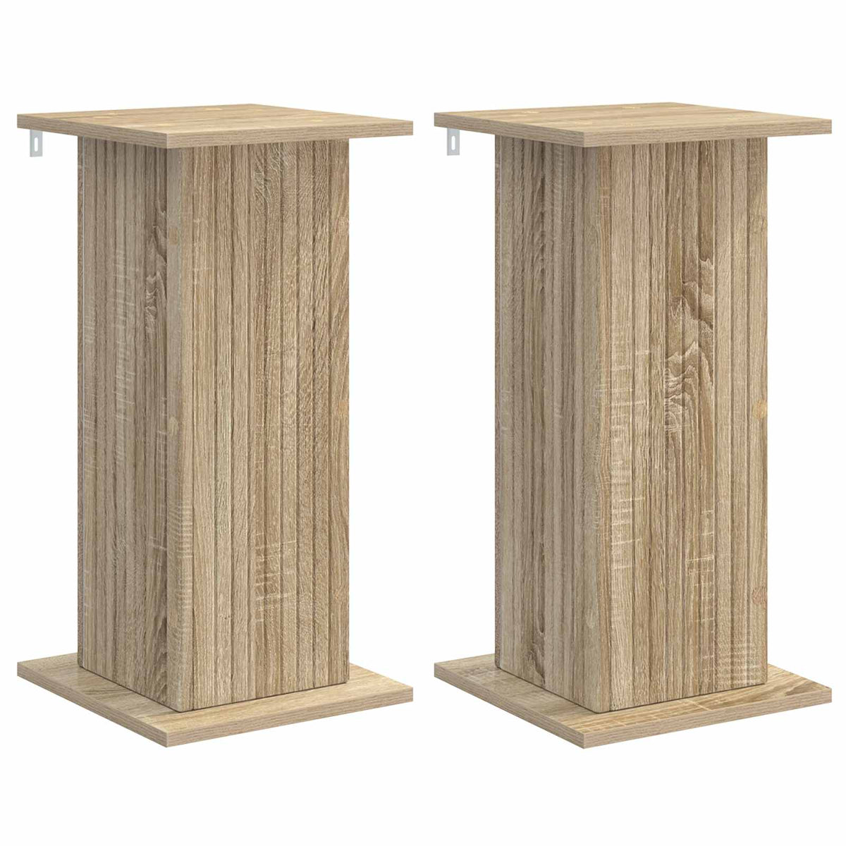 vidaXL Plantenstandaard Sonoma Eiken 30,5 x 30 x 60,5 cm Bewerkt hout