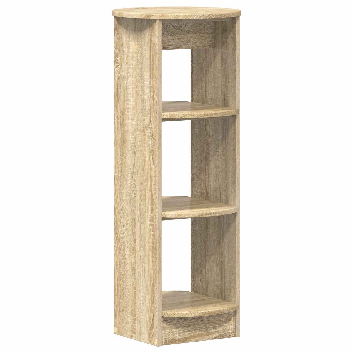 vidaXL Bijzetkast Gerookte Eik 40 x 40 x 75 cm Geconstrueerd hout