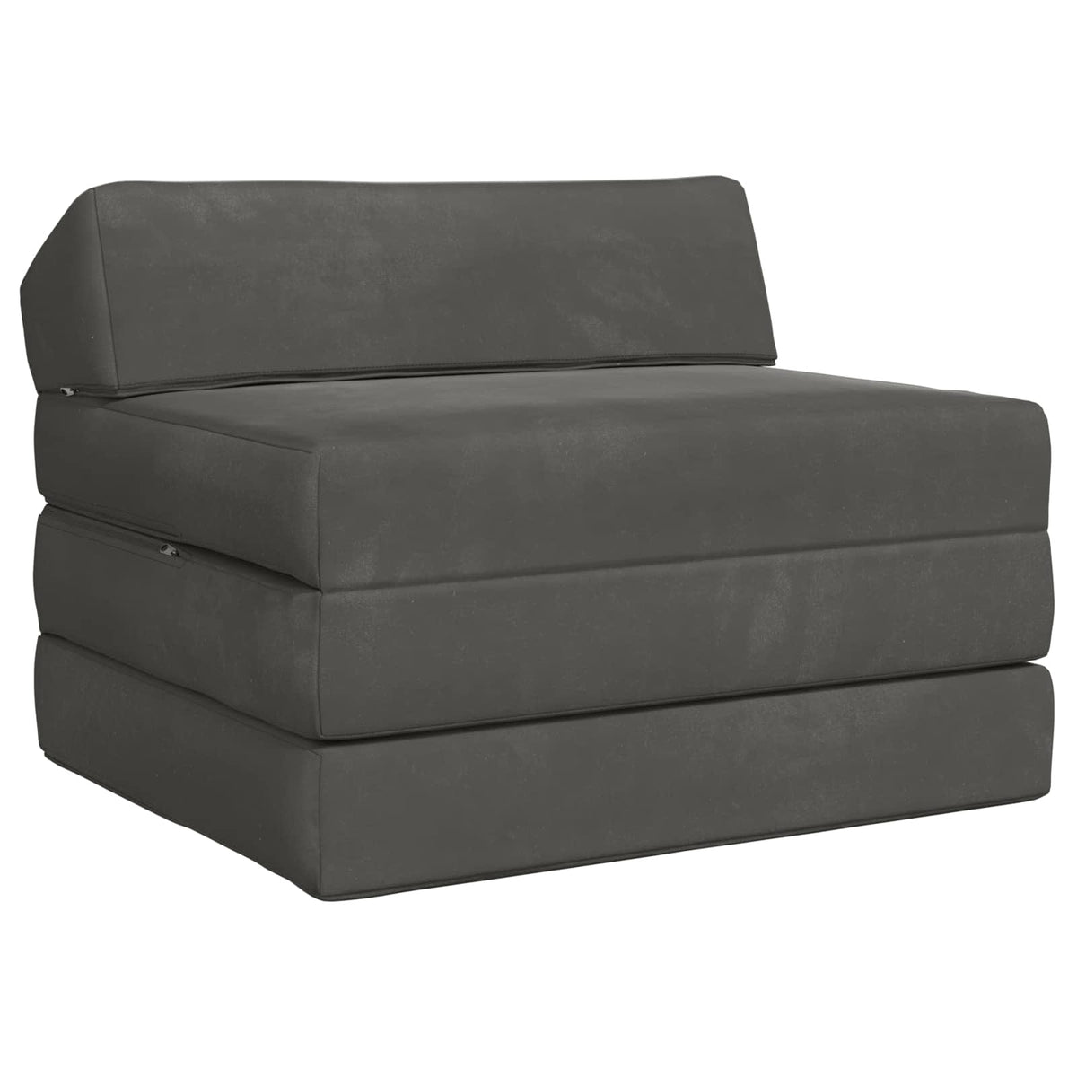 vidaXL Opvouwbare slaapbank Lichtgrijs 70 x 60 x 63 cm Stof