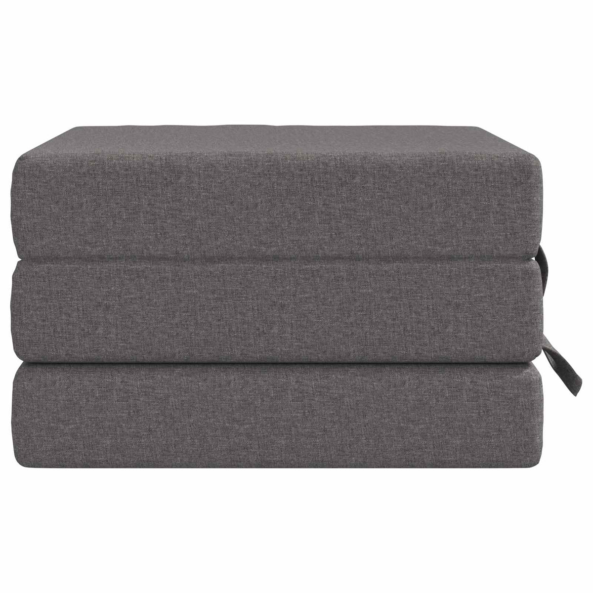 vidaXL Vouwbare Bankbed 75 x 63 x 45 cm Lichtgrijs