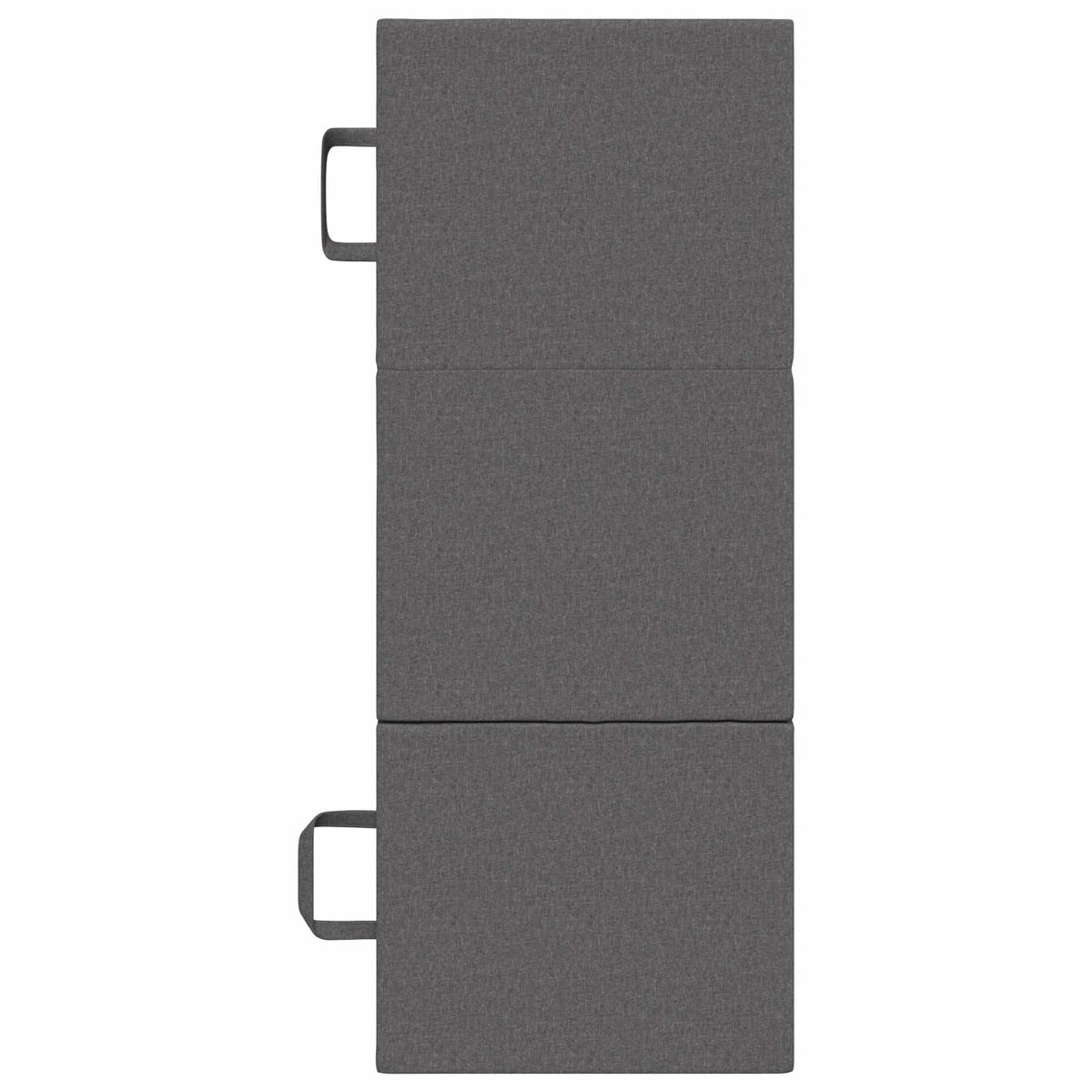 vidaXL Vouwbare Bankbed 75 x 63 x 45 cm Lichtgrijs