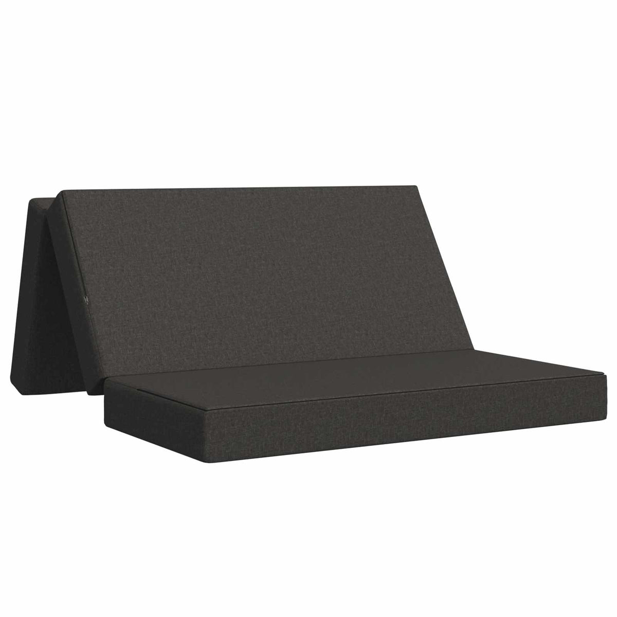 vidaXL Vouwbare Bankbed 75 x 63 x 45 cm Lichtgrijs