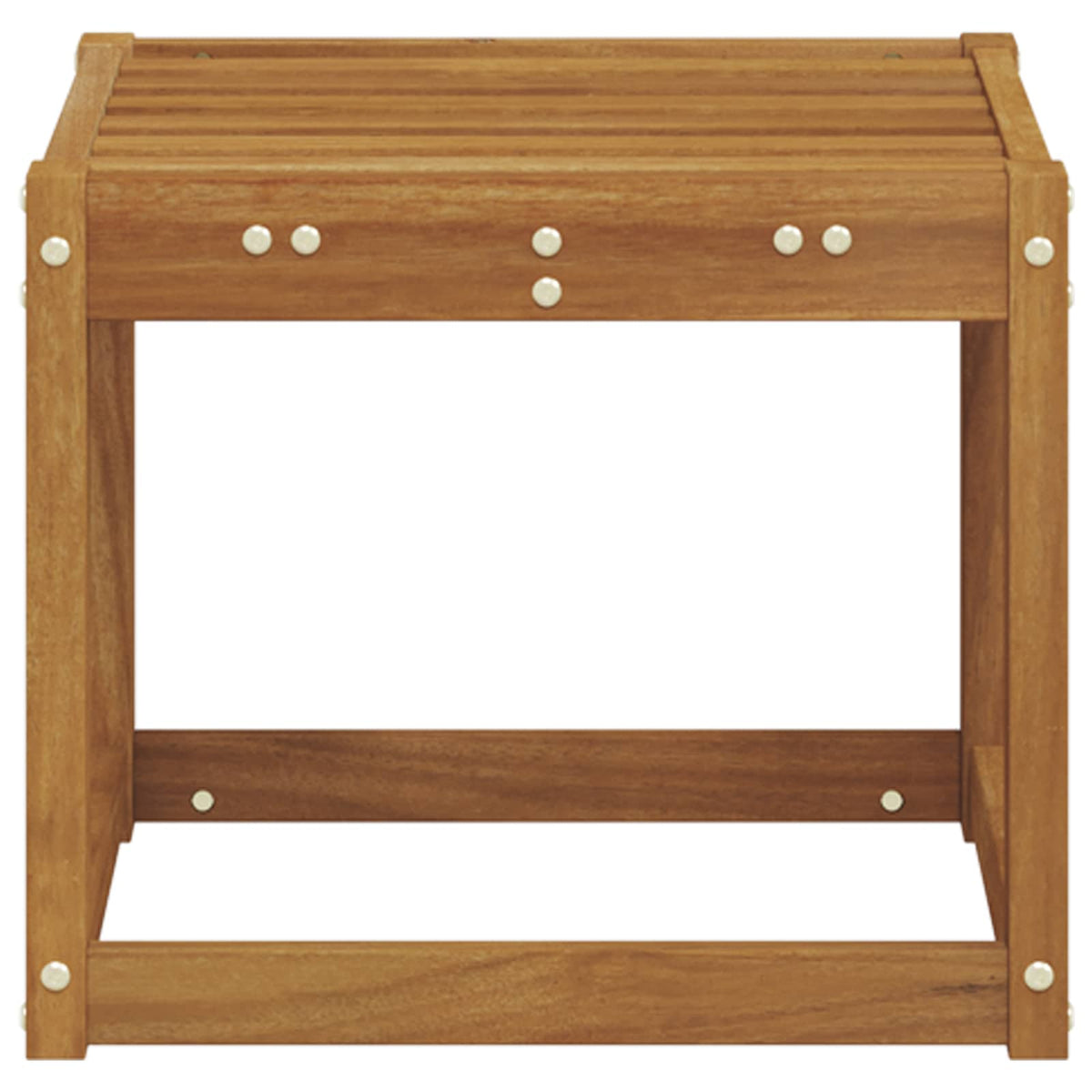 vidaXL Stoelbank Naturel 43 x 43 x 37 cm Massief Acaciahout