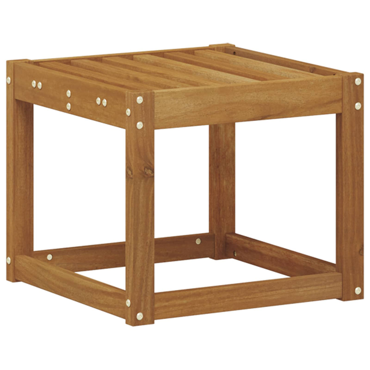 vidaXL Stoelbank Naturel 43 x 43 x 37 cm Massief Acaciahout