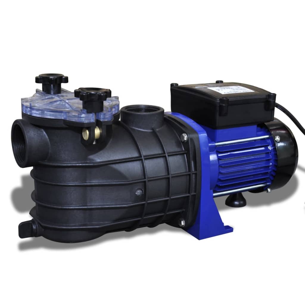 Elektrische zwembadpomp 1200W blauw - Aashly