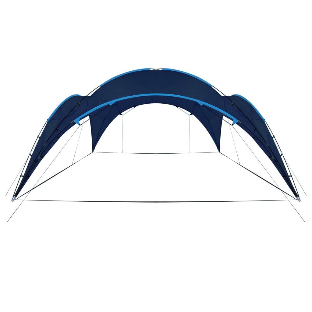 vidaXL Partytent boog 450x450x265 cm lichtblauw - Aashly