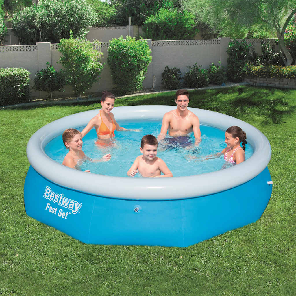 Bestway Zwembad Fast Set opblaasbaar rond 305x76 cm 57266 - Aashly