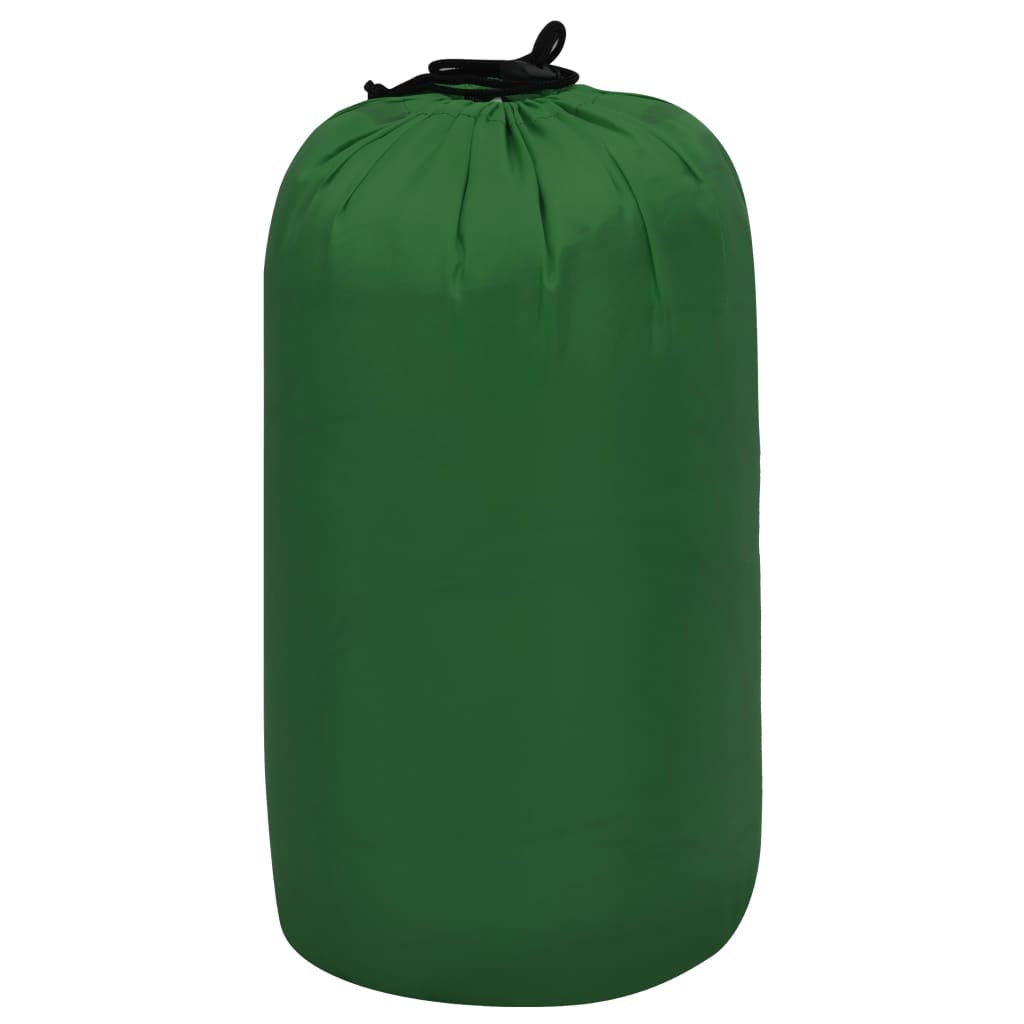 vidaXL Kinderslaapzak envelop lichtgewicht 15 ℃ 670 g groen
