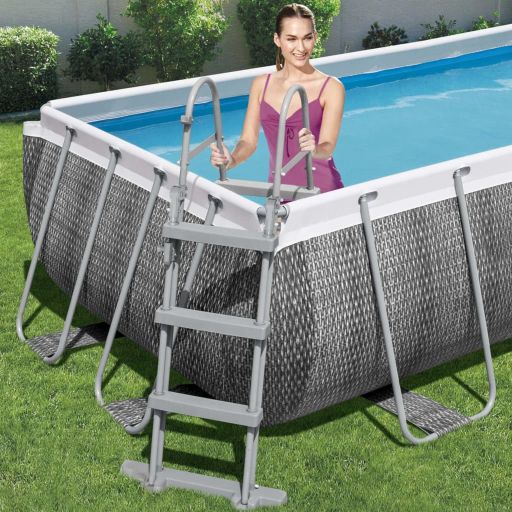 Bestway Zwembadladder Flowclear met 4 treden 122 cm