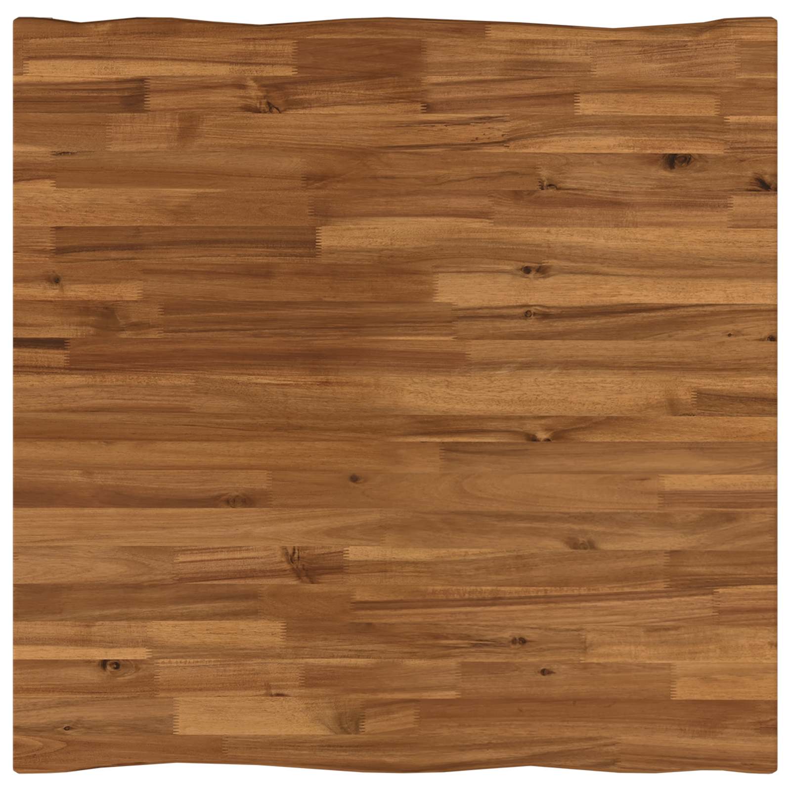 vidaXL 70 x 70 x 75 cm Massief Acaciahout Natuurlijk en Koffie