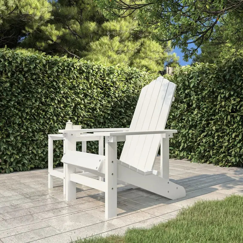 Adirondack tuinstoel met tafel voor tuin en terras - Wit / 1 / Fauteuil - Tuinstoelen