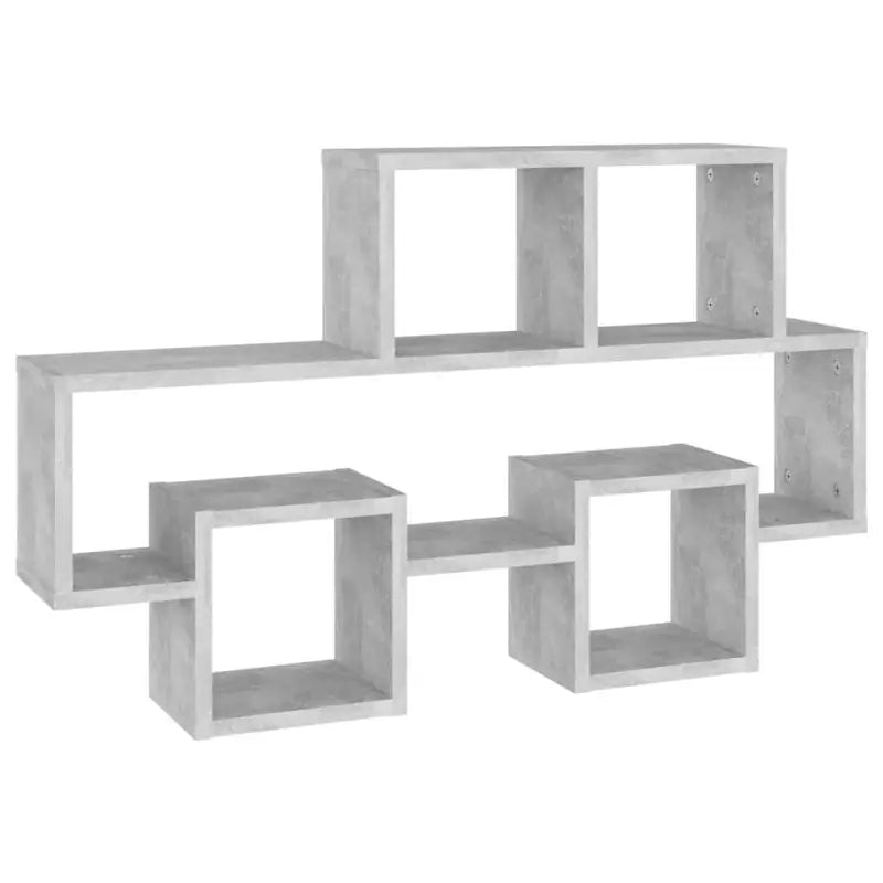 Auto vorm wandplank van bewerkt hout voor een centraal hoofdstuk - Betongrijs / 1 - Wandplanken