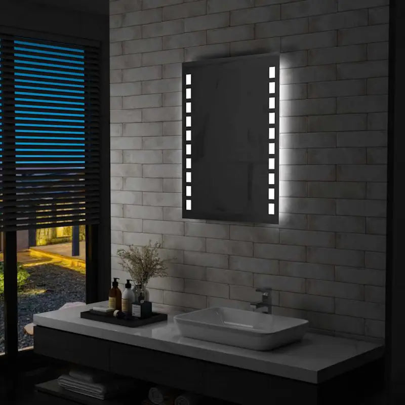 Badkamer spiegel met LED verlichting levering bevat sfeervolle ambiance - Spiegels
